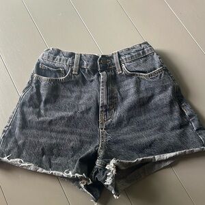 BDG black A-line shorts